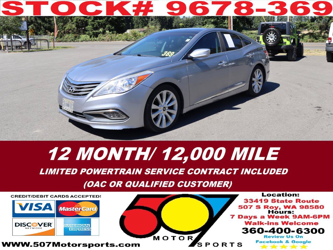 Used 2015 Hyundai Azera Limited FWD image 2