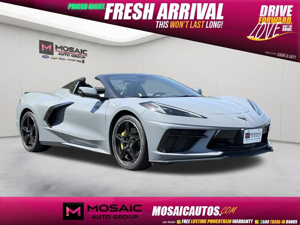 Used 2024 Chevrolet Corvette Stingray Premium Conv w/ Z51 Performance Package RWD image 1