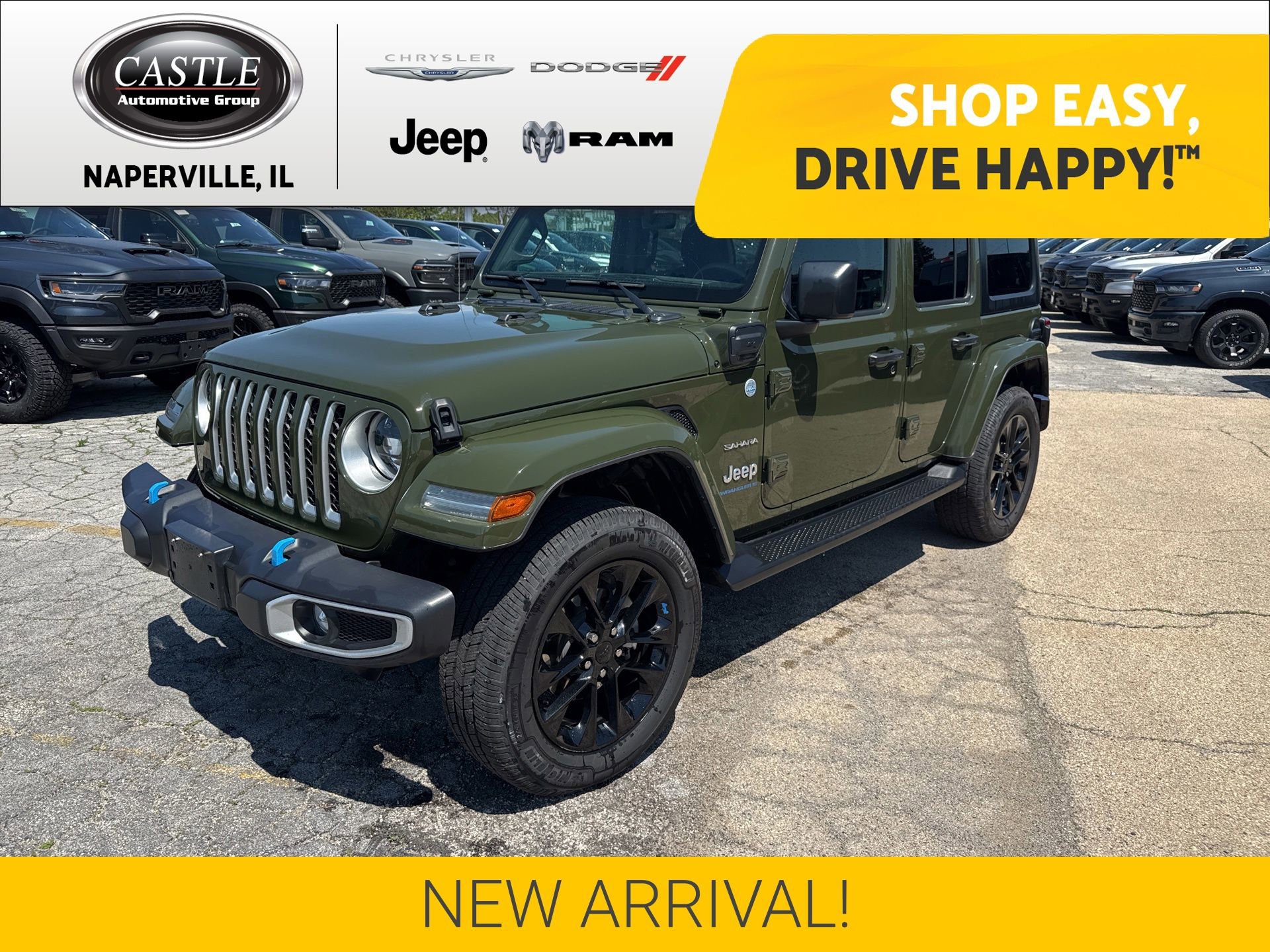 Used 2023 Jeep Wrangler Unlimited Sahara w/ Cold Weather Group AWD/4WD image 1