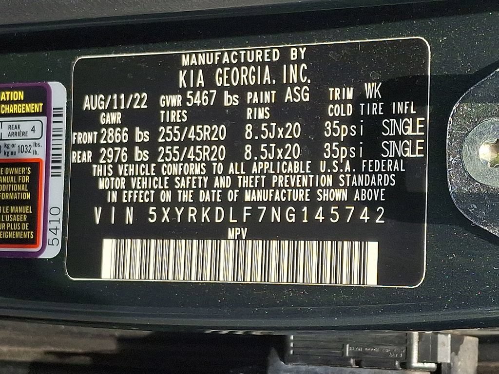 Used 2022 Kia Sorento SX Prestige w/ Rust Color Package AWD/4WD image 27