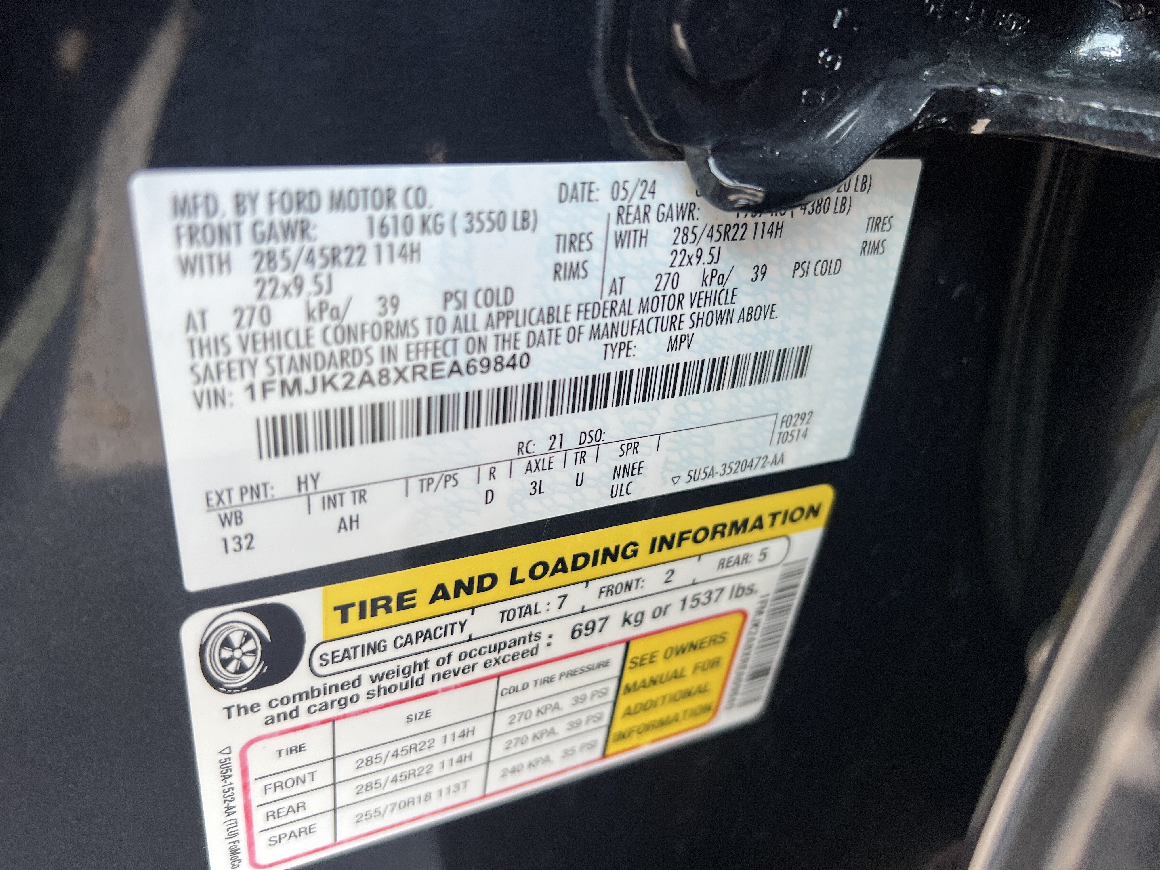 Certified 2024 Ford Expedition Max Limited AWD/4WD image 36