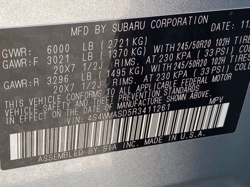 Used 2024 Subaru Ascent Limited AWD/4WD image 51