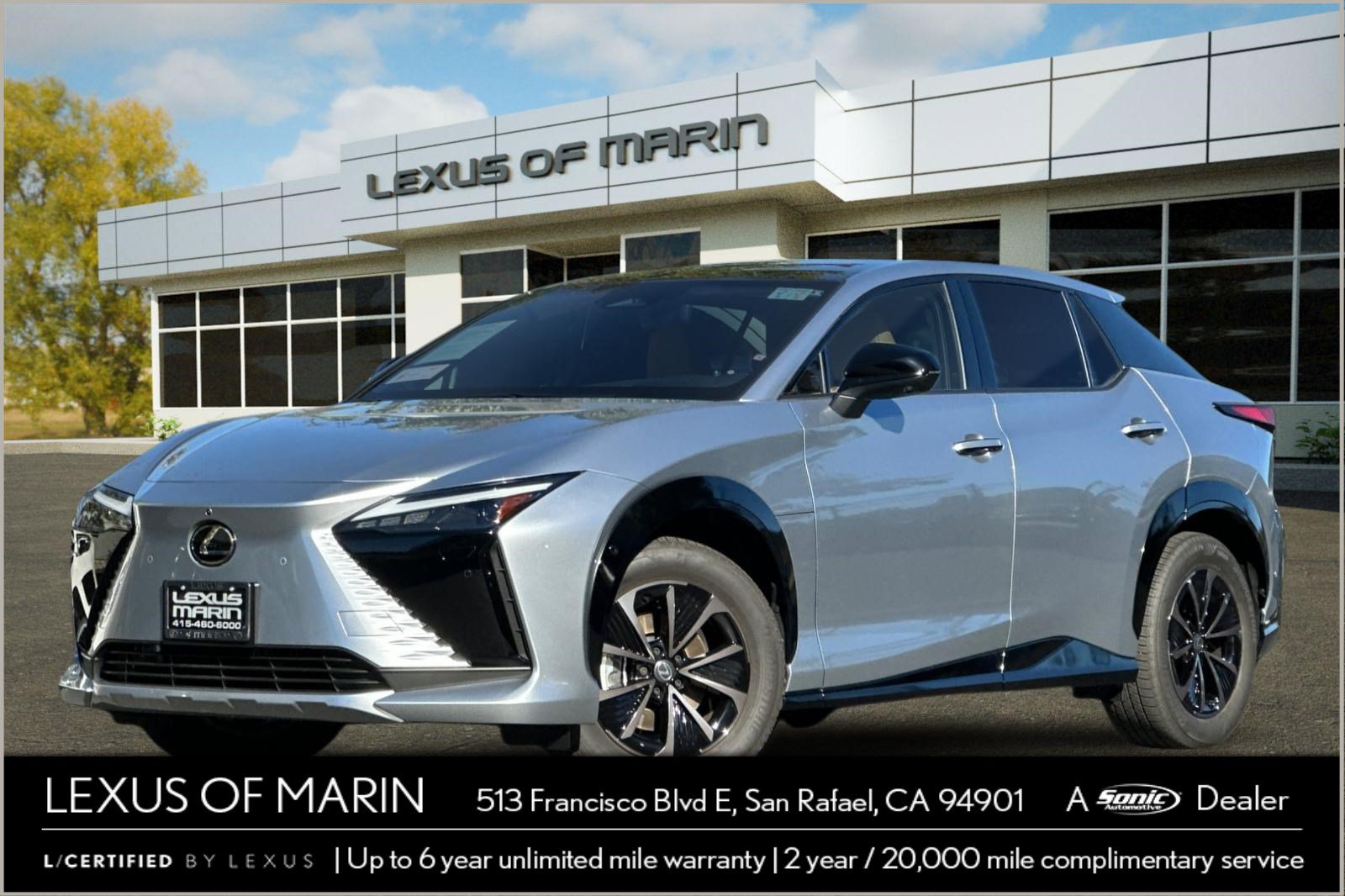 Certified 2026 Lexus RZ 450e AWD w/ Technology Package image 1