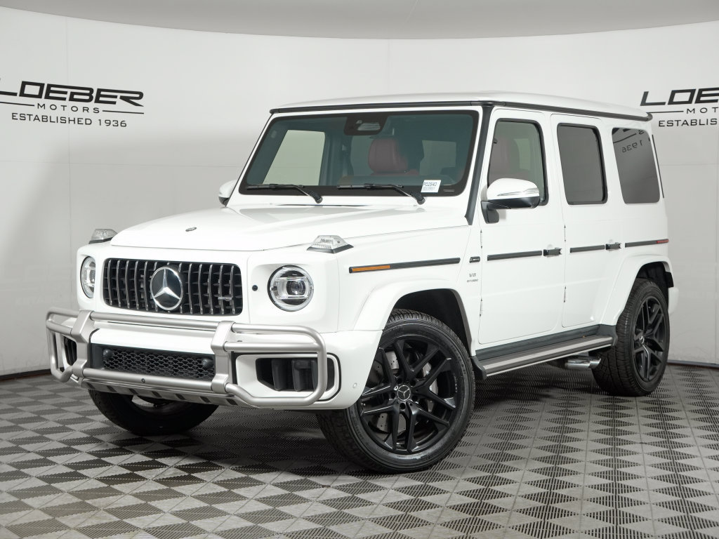 Certified 2025 Mercedes-Benz G 63 AMG 4MATIC w/ Manufactur Interior Package