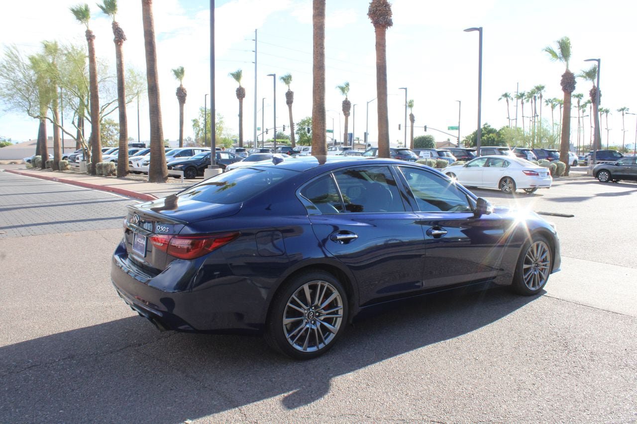 Used 2021 INFINITI Q50 Red Sport 400 w/ Proactive Package AWD/4WD image 4