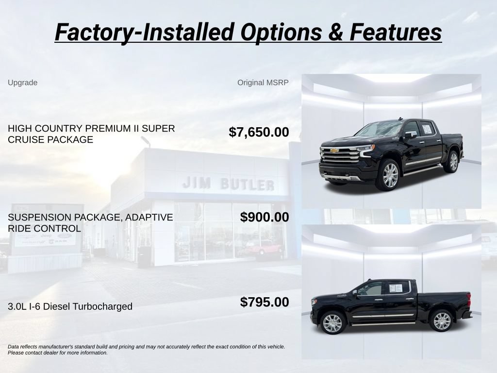 Used 2026 Chevrolet Silverado 1500 High Country AWD/4WD image 3