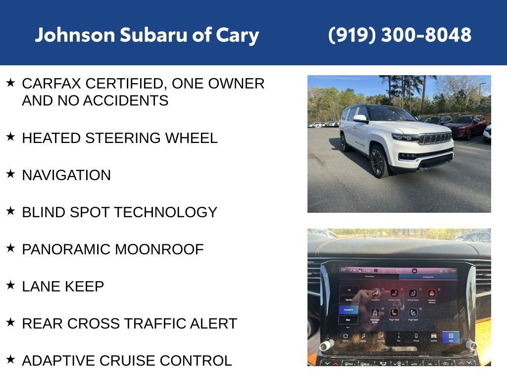 Used 2022 Jeep Grand Wagoneer Series III w/ Rear Seat Video Group 1 image 6