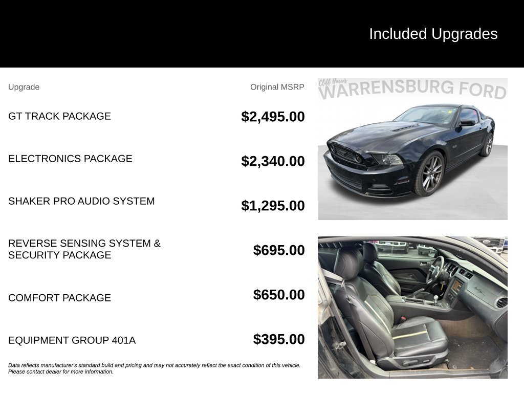 Used 2014 Ford Mustang GT Premium w/ GT Track Package RWD image 9