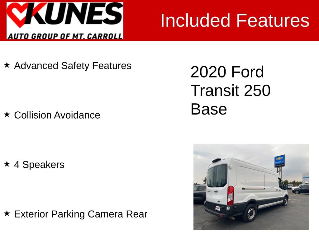 Used 2020 Ford Transit 250 Medium Roof RWD image 3
