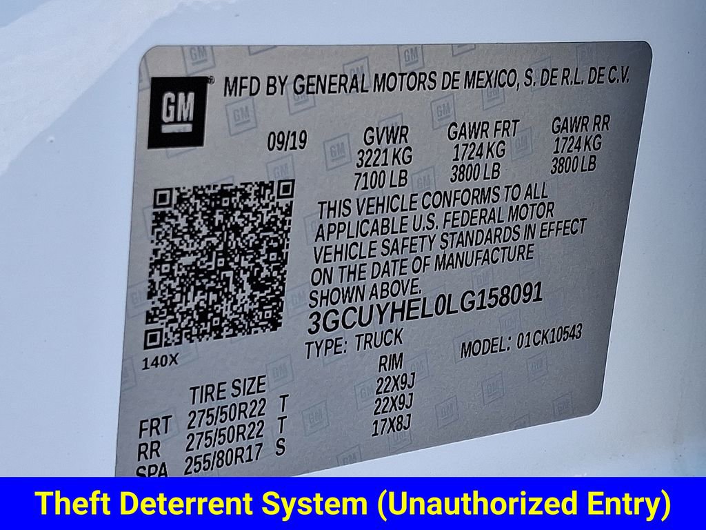 Used 2020 Chevrolet Silverado 1500 High Country w/ Technology Package image 30