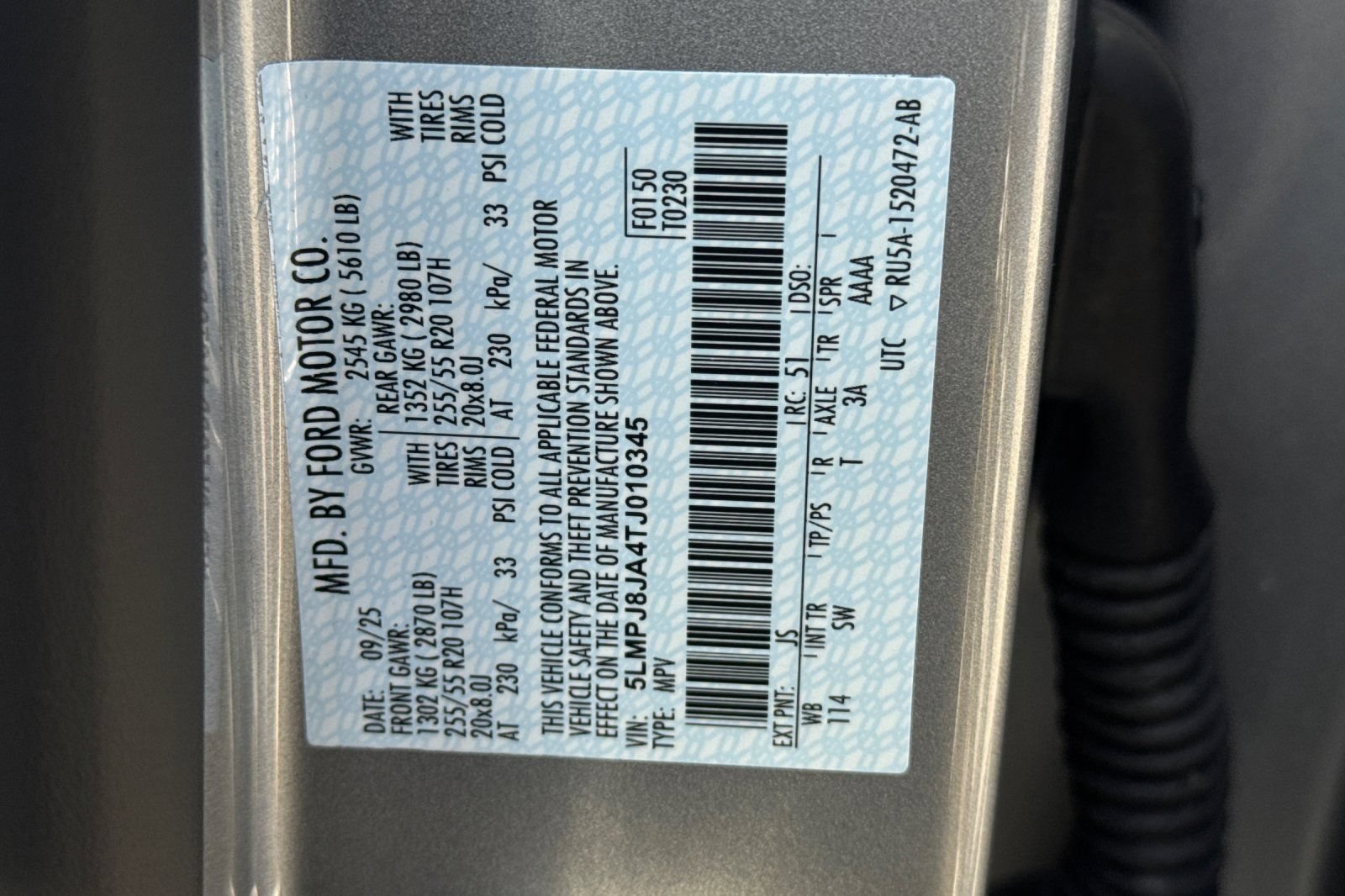 Used 2026 Lincoln Nautilus Premier w/ Equipment Group 102A AWD/4WD image 29