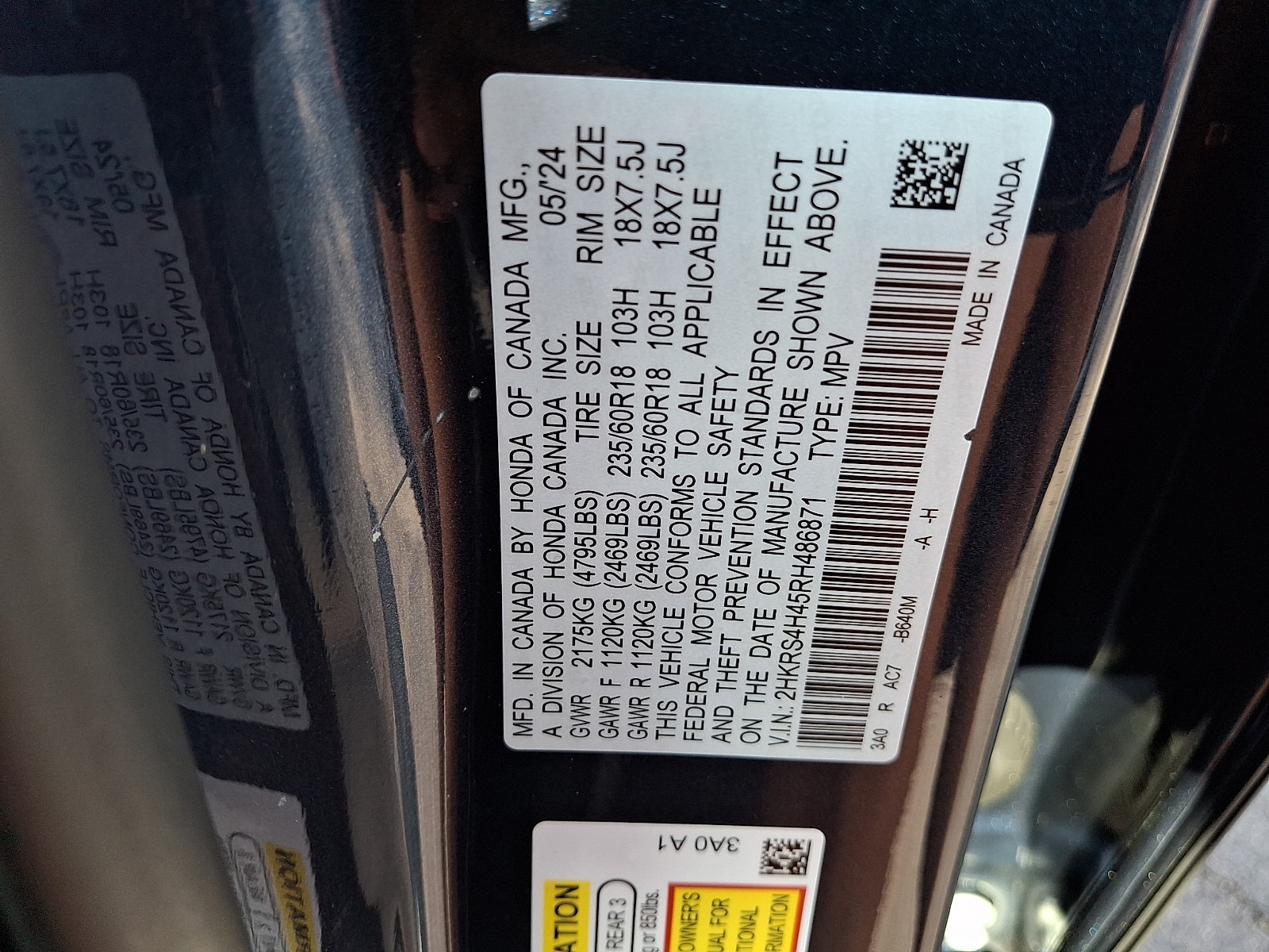 Certified 2024 Honda CR-V EX image 27