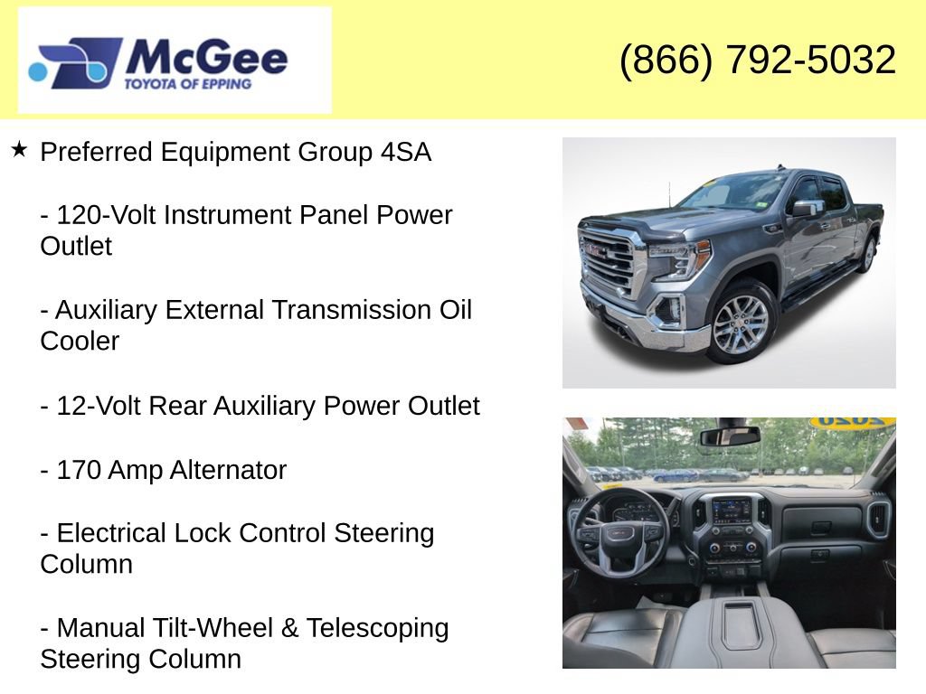Used 2020 GMC Sierra 1500 SLT w/ SLT Premium Plus Package AWD/4WD image 16