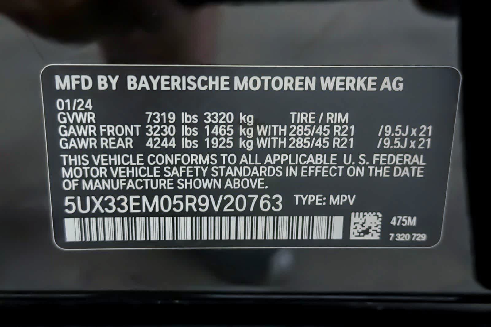 Used 2024 BMW X7 M60i w/ Executive Package AWD/4WD image 30