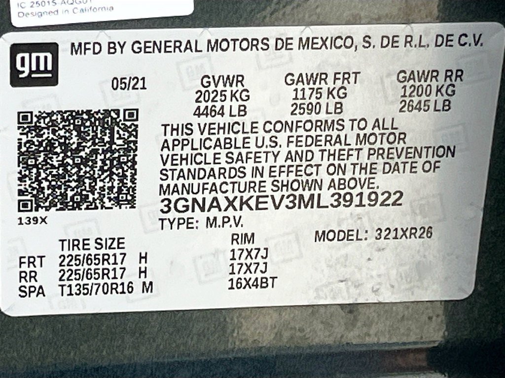 Used 2021 Chevrolet Equinox LT FWD image 30