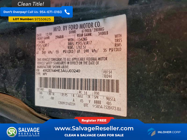 Used 2010 Mercury Mountaineer AWD image 16