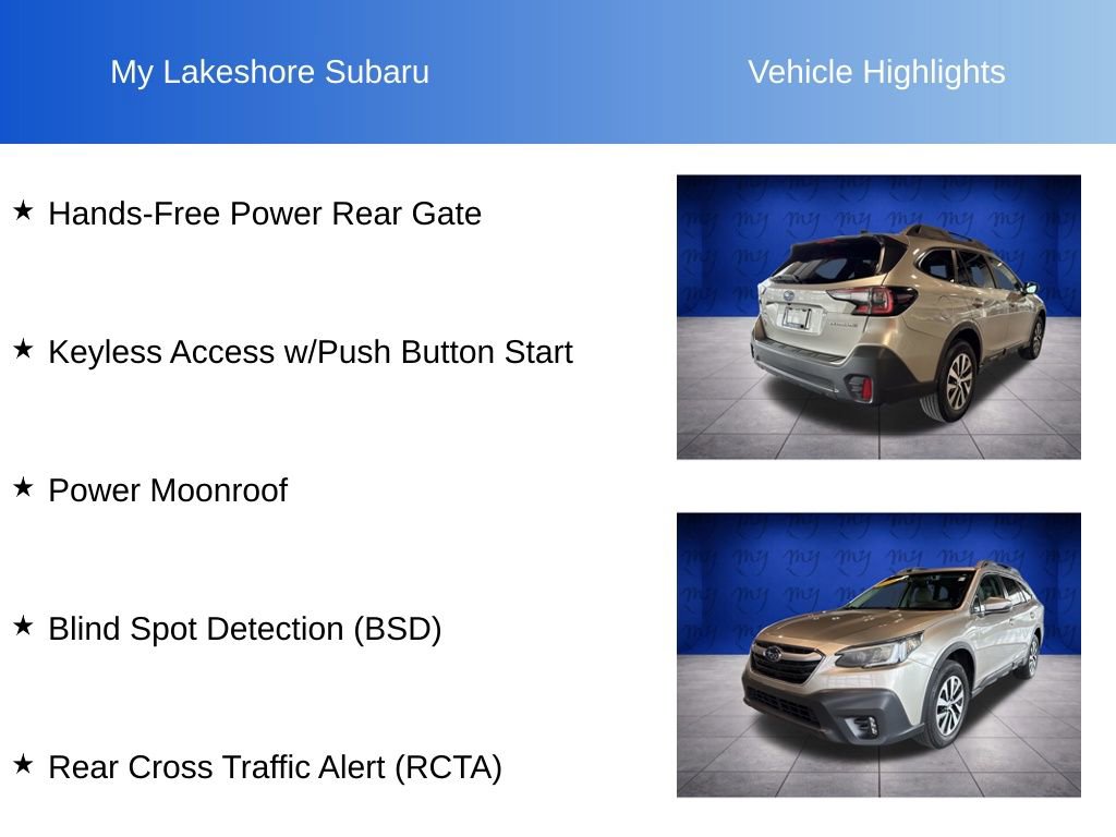Used 2020 Subaru Outback Premium w/ Popular Package #1 image 12