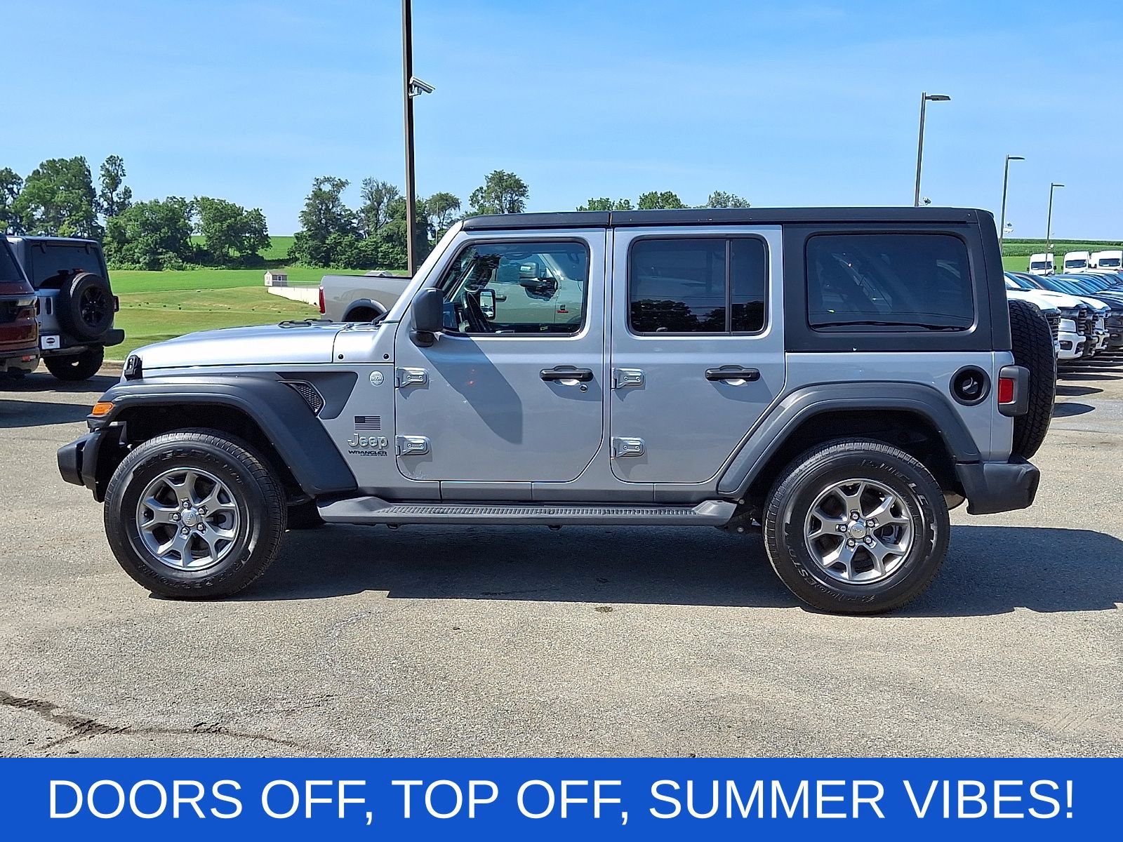 Used 2020 Jeep Wrangler Unlimited Sport AWD/4WD image 4