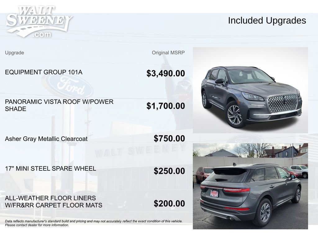 Used 2025 Lincoln Corsair AWD w/ Equipment Group 101A image 11