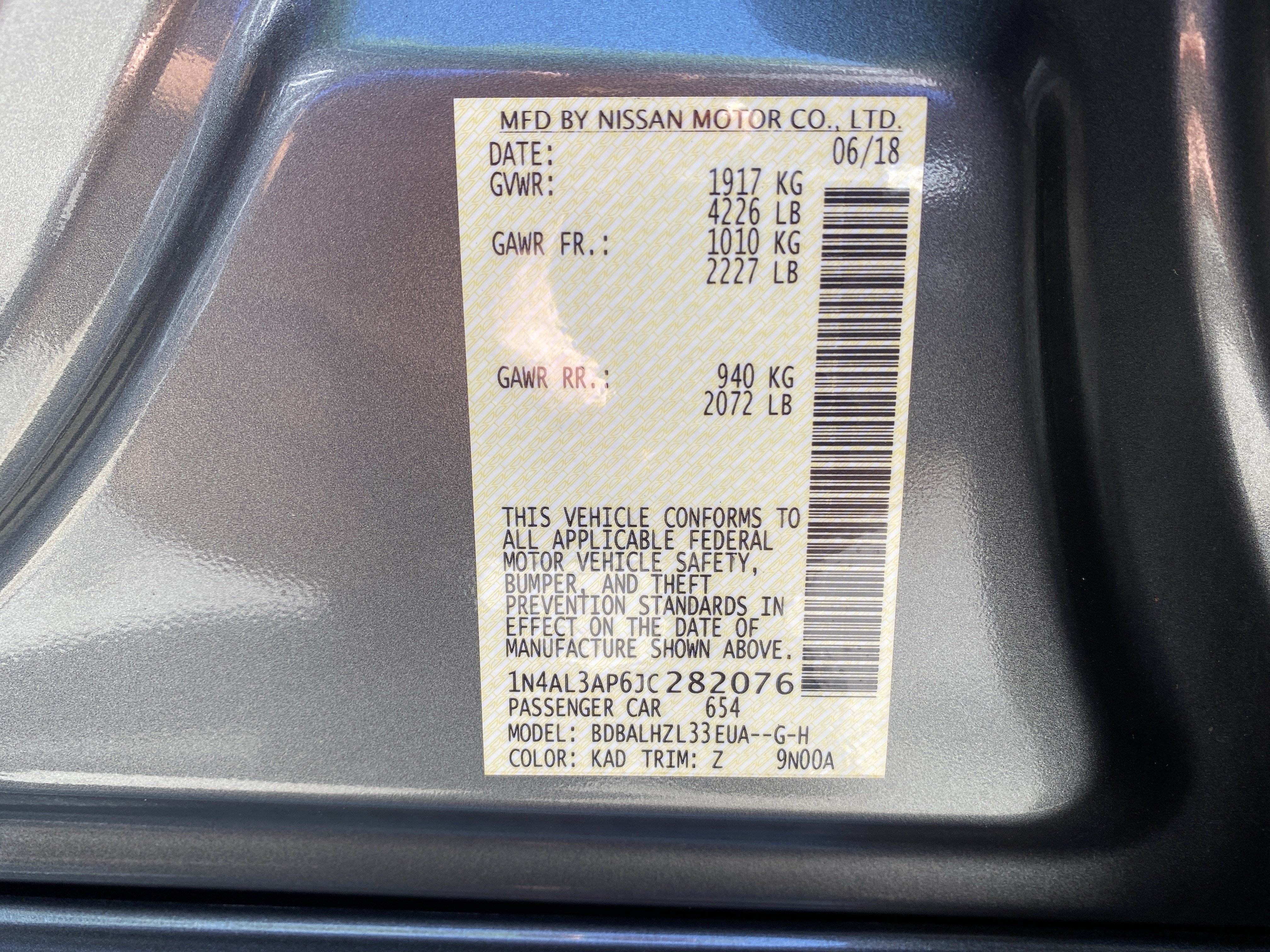 Used 2018 Nissan Altima 2.5 SR w/ SR Special Edition FWD image 36