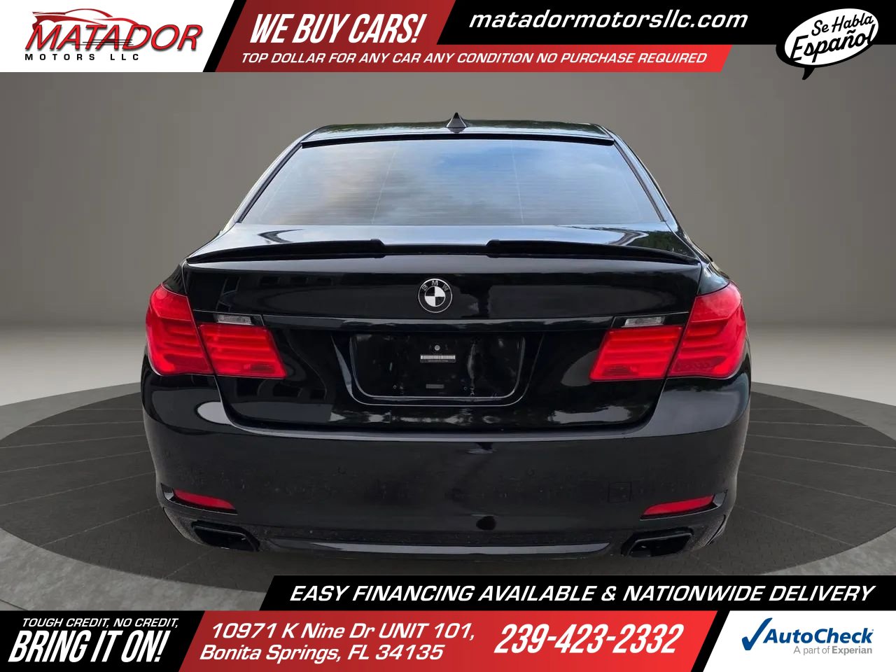 Used 2009 BMW 750i w/ Sport Pkg RWD image 6