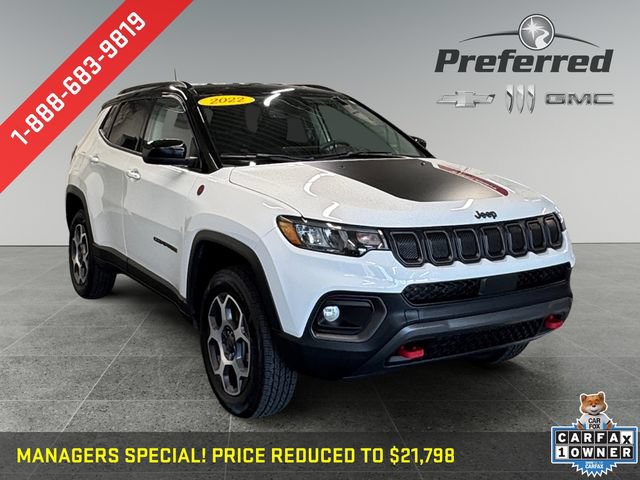 Used 2022 Jeep Compass Trailhawk AWD/4WD image 1