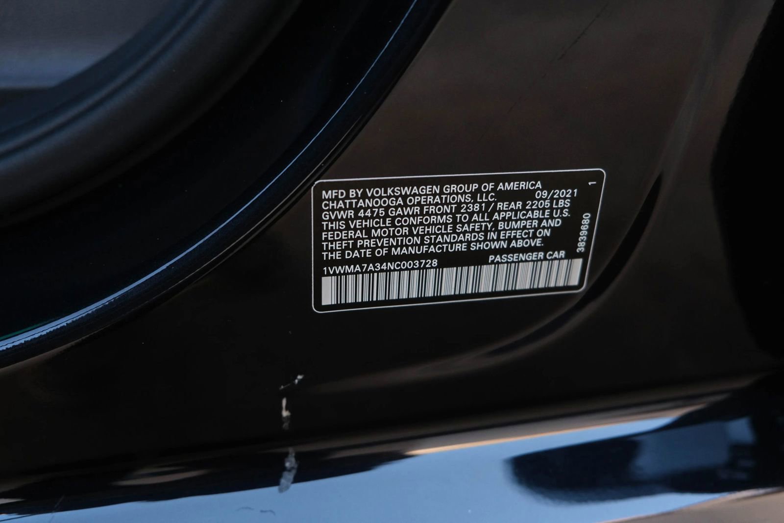 Used 2022 Volkswagen Passat 2.0T R-Line FWD image 38