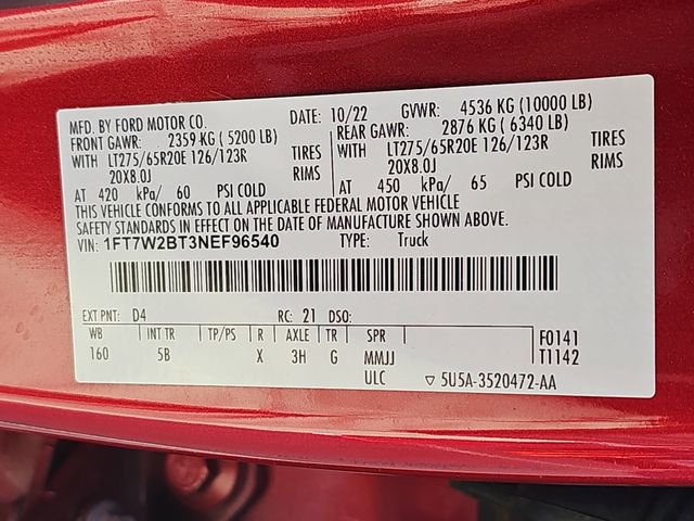 Used 2022 Ford F250 Lariat w/ Lariat Ultimate Package image 35