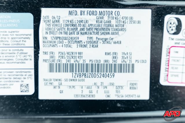 Used 2013 Ford Mustang Shelby GT500 RWD image 69