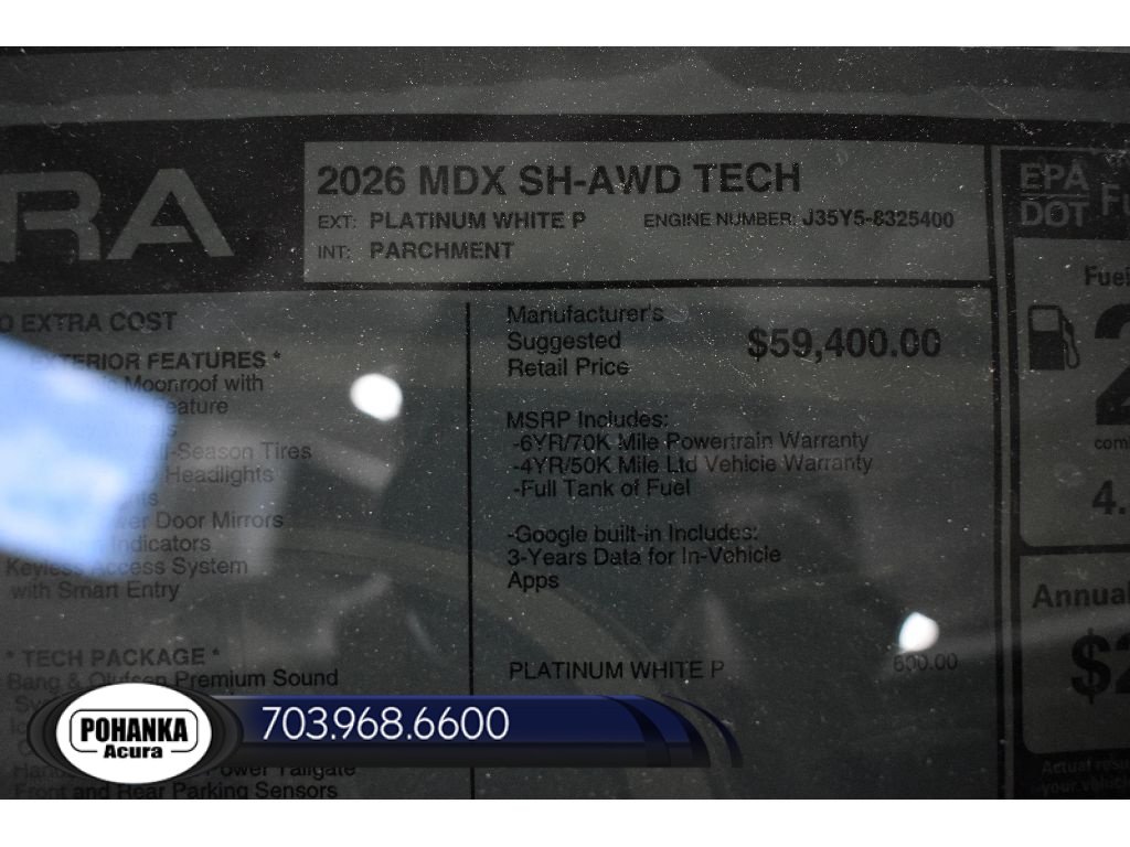 New 2026 Acura MDX w/ Technology Package AWD/4WD image 40