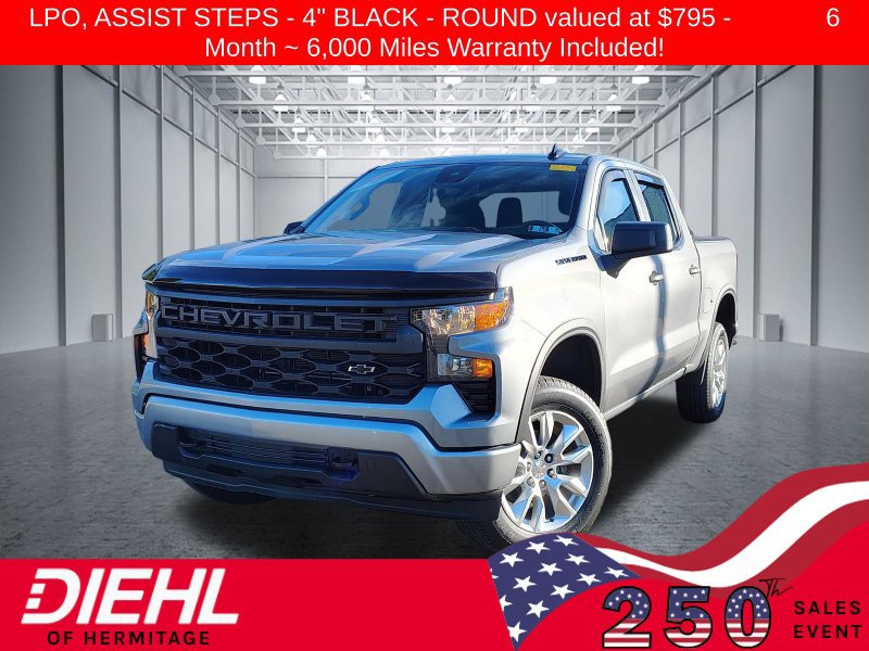 Used 2023 Chevrolet Silverado 1500 Custom w/ LPO, Dark Essentials Package