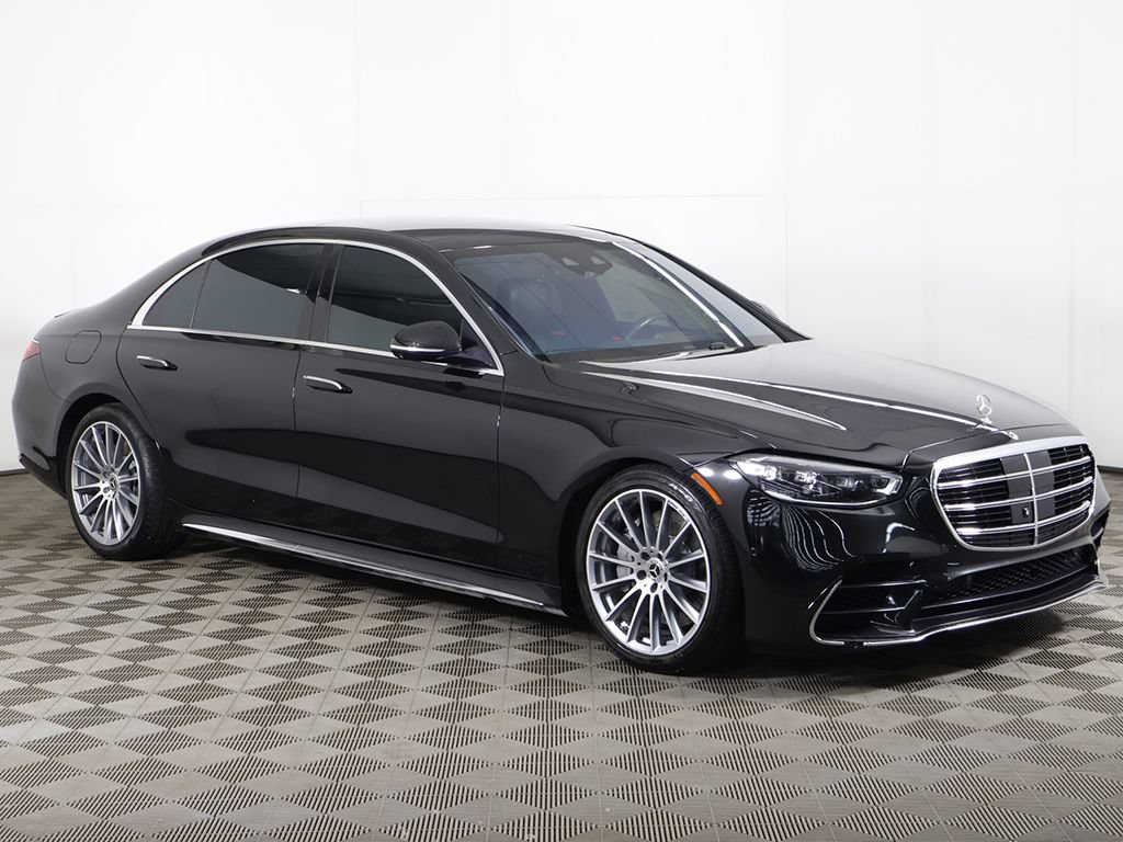 Used 2021 Mercedes-Benz S 580 4MATIC Sedan w/ AMG Line image 61