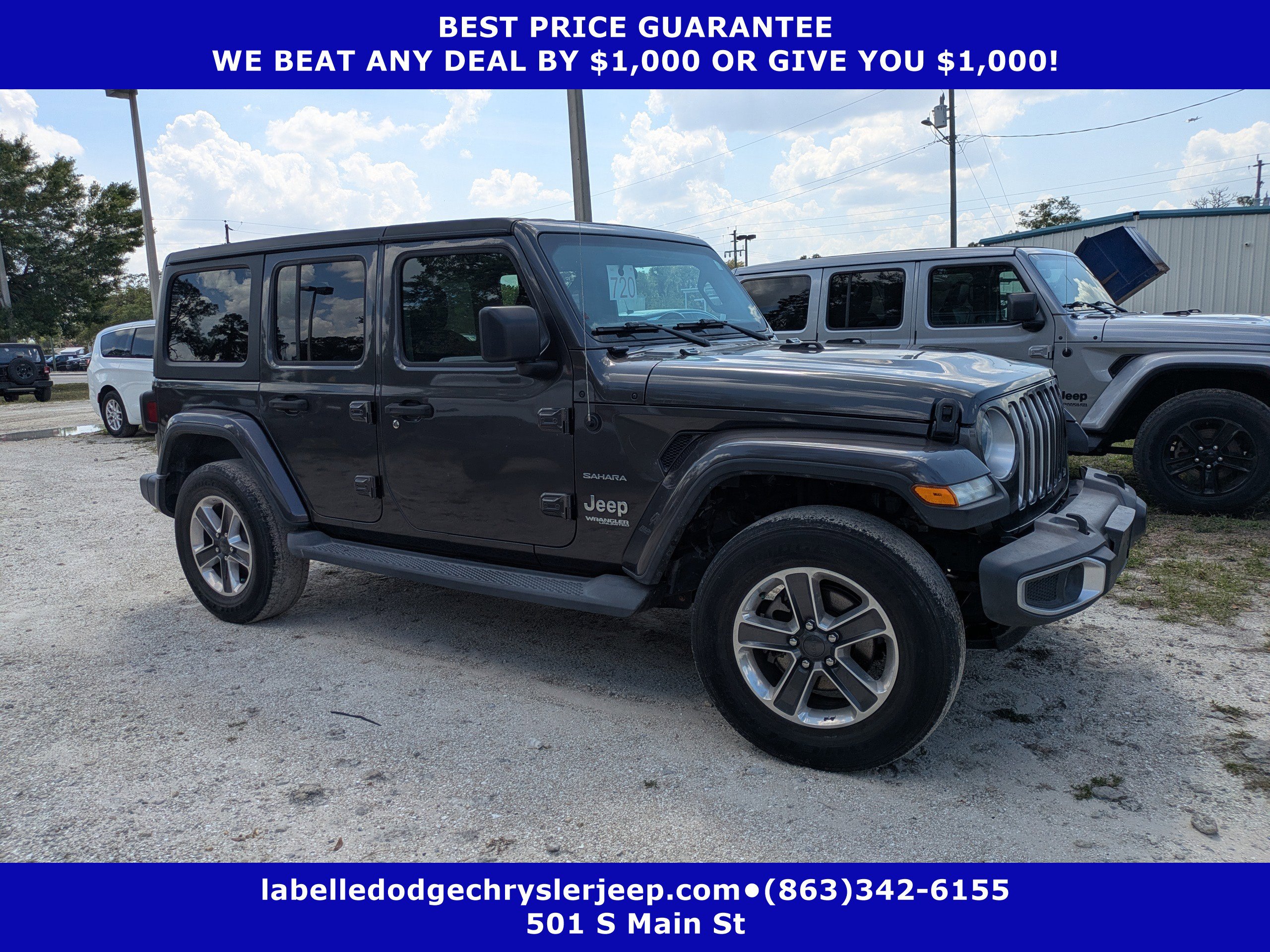 Used 2020 Jeep Wrangler Unlimited Sahara AWD/4WD image 1
