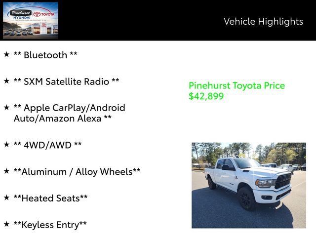 Used 2021 RAM 2500 Lone Star w/ Night Edition AWD/4WD image 7