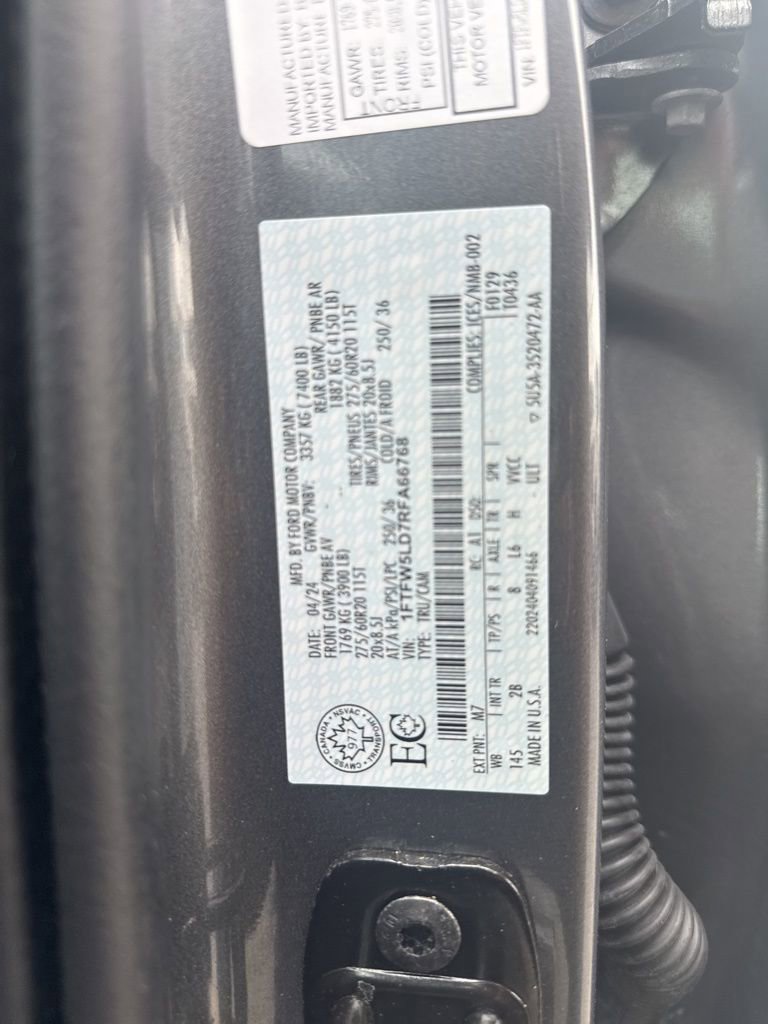 Used 2024 Ford F150 Lariat w/ Equipment Group 502A High image 40