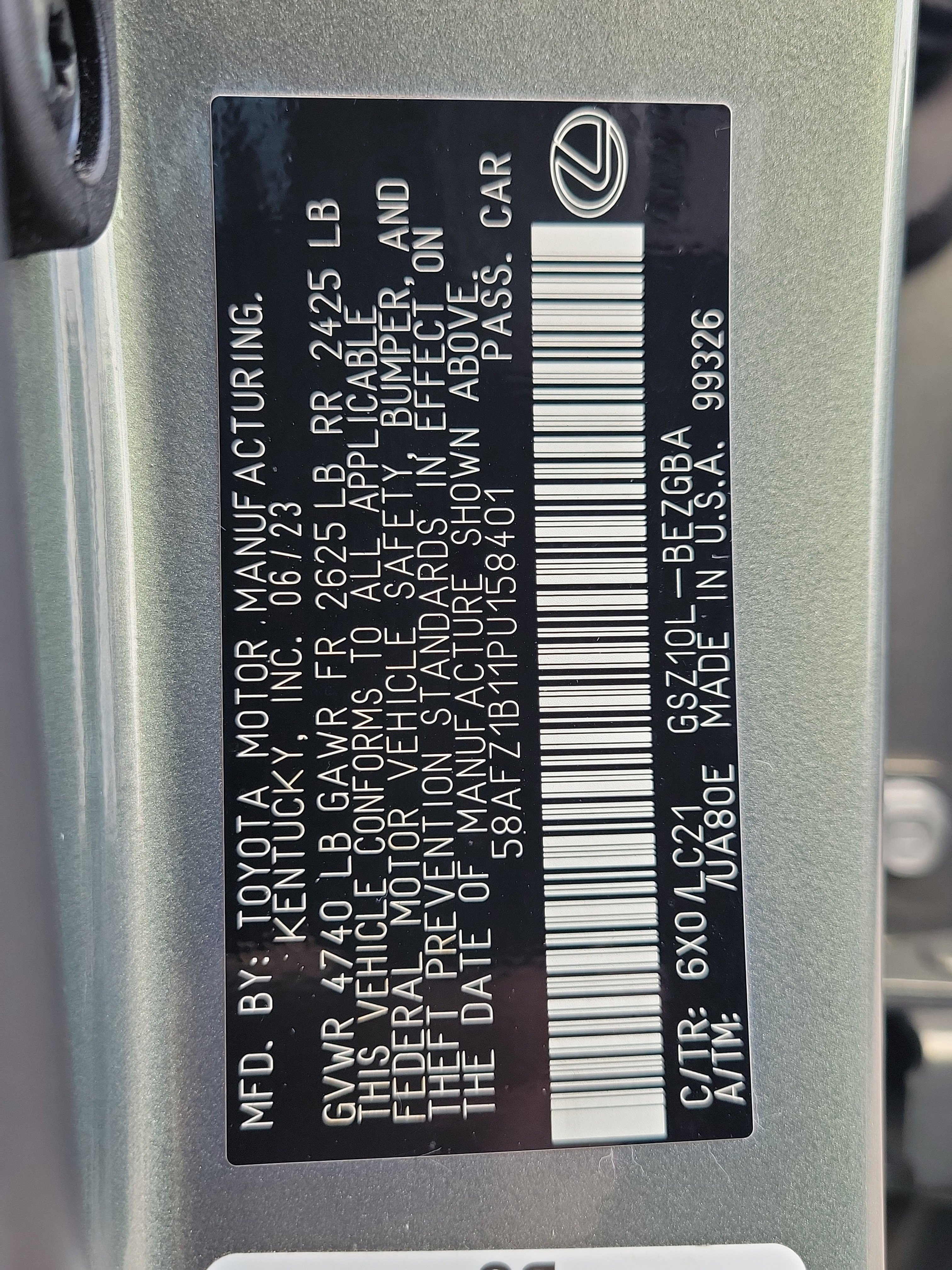 Used 2023 Lexus ES 350 Ultra Luxury image 39