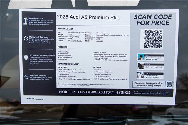 Certified 2025 Audi A5 2.0T Premium Plus w/ Premium Plus image 29