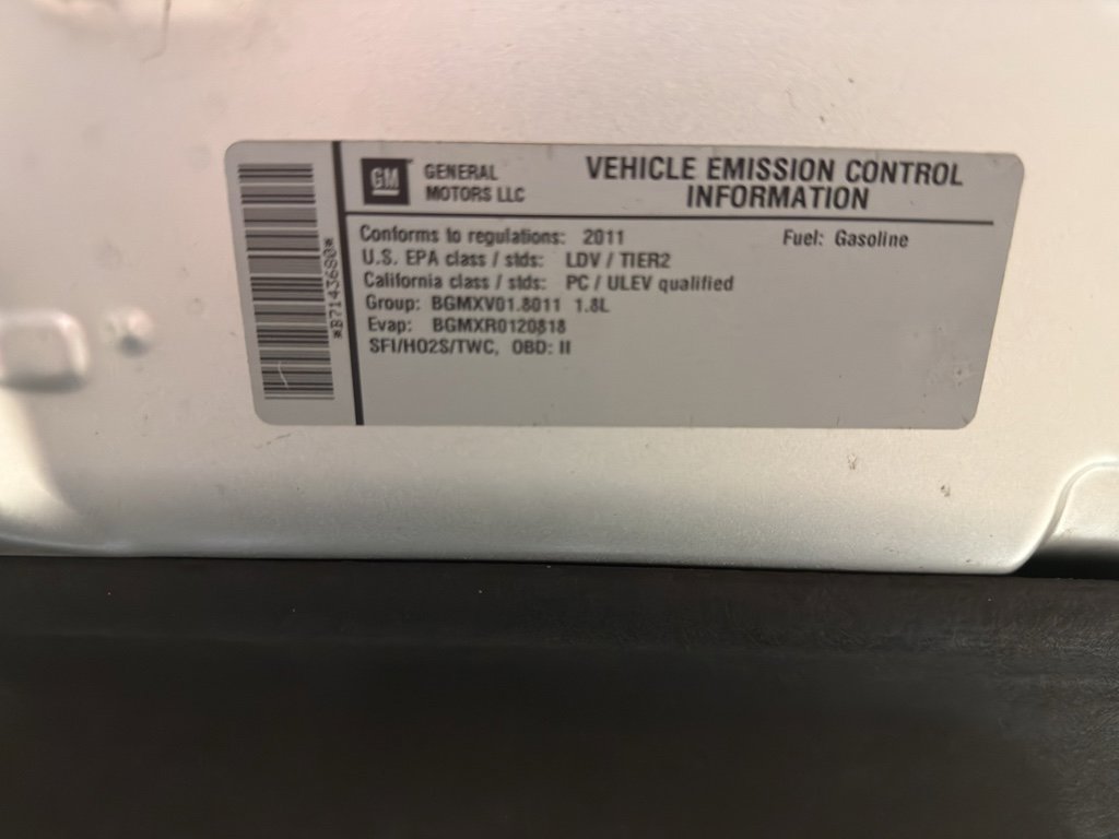 Used 2011 Chevrolet Cruze LS w/ Connectivity Package image 31
