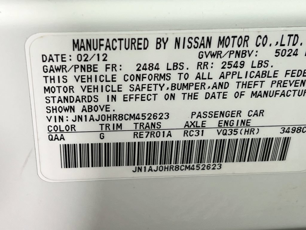 Used 2012 INFINITI EX35 Journey w/ Premium Pkg AWD/4WD image 33