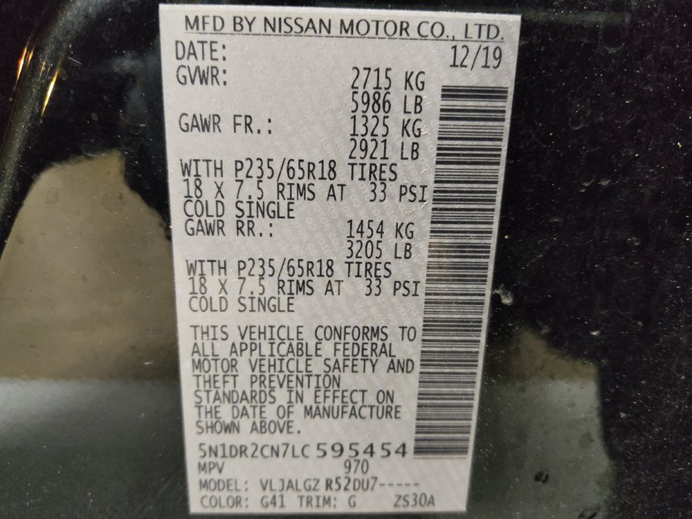 Used 2020 Nissan Pathfinder SL FWD image 33