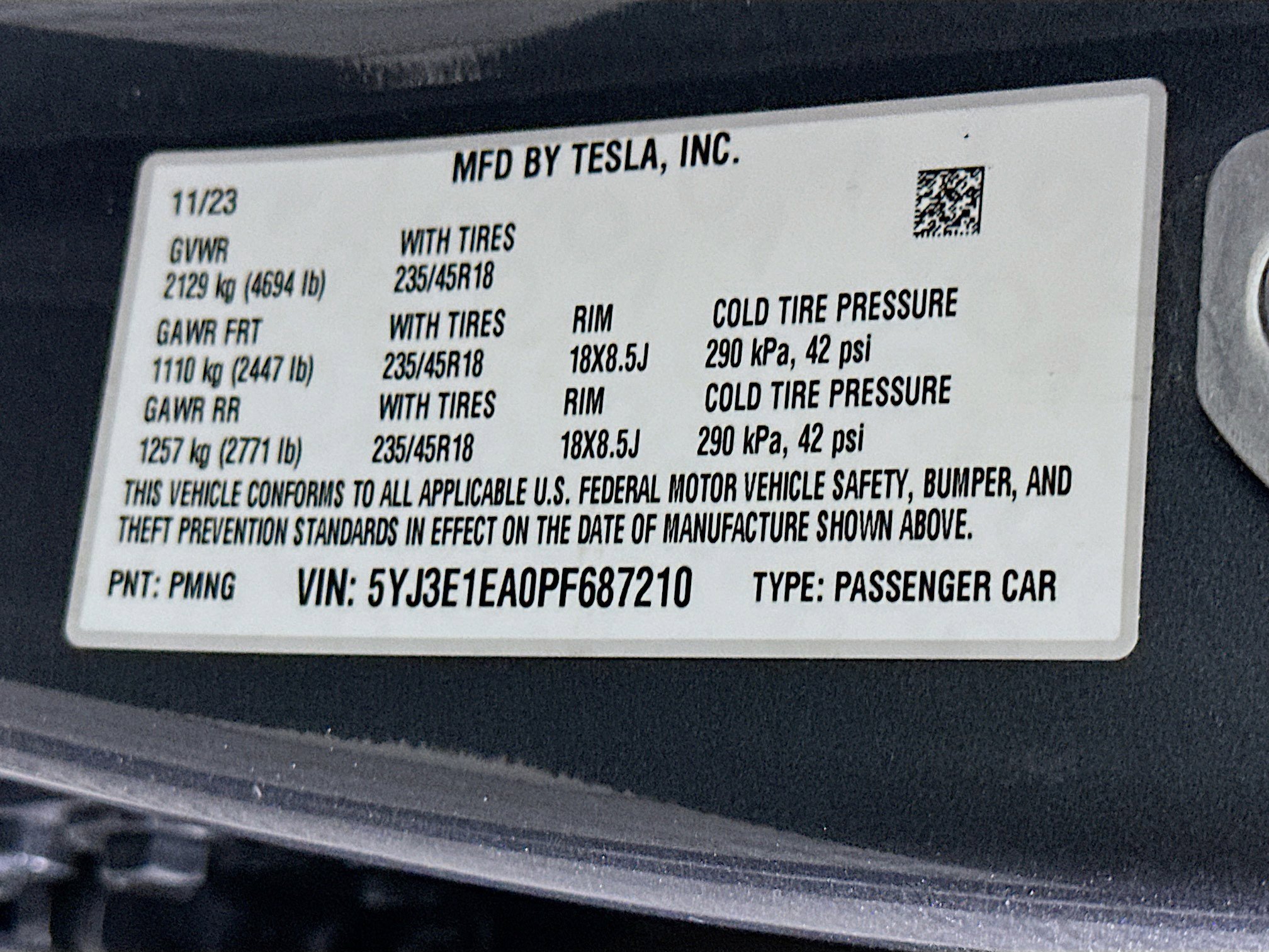 Used 2023 Tesla Model 3 Standard Range RWD image 12