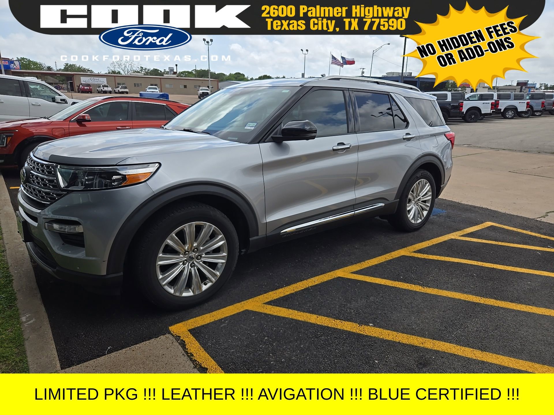 Used 2020 Ford Explorer Limited w/ Class III Trailer Tow Package image 1