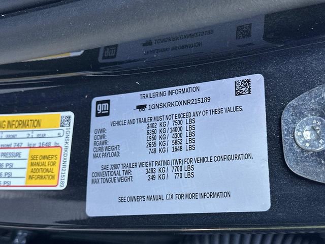 Used 2022 Chevrolet Tahoe RST w/ Luxury Package image 31