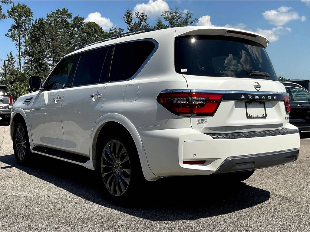 Used 2023 Nissan Armada Platinum w/ Captain's Chairs Package RWD image 3