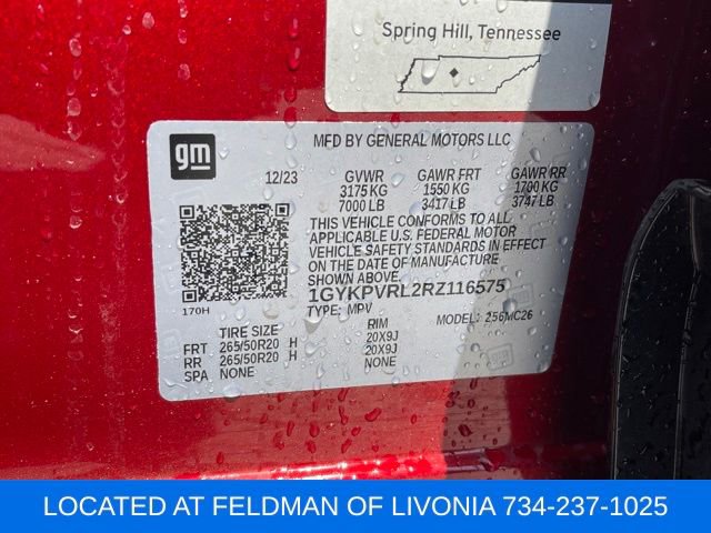 Used 2024 Cadillac Lyriq Sport w/ LPO, Floor Liner Package image 10