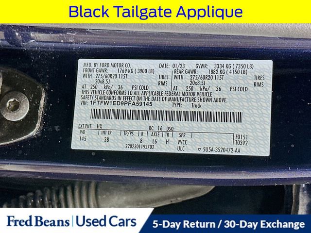 Certified 2023 Ford F150 Platinum w/ Equipment Group 701A High image 40