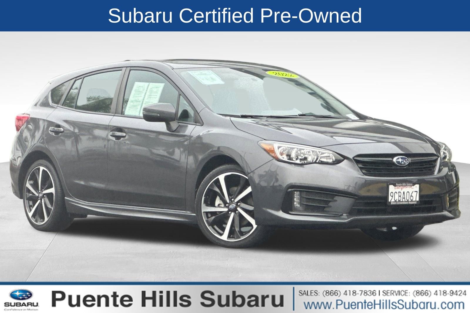Certified 2022 Subaru Impreza 2.0i Sport w/ Popular Package #3