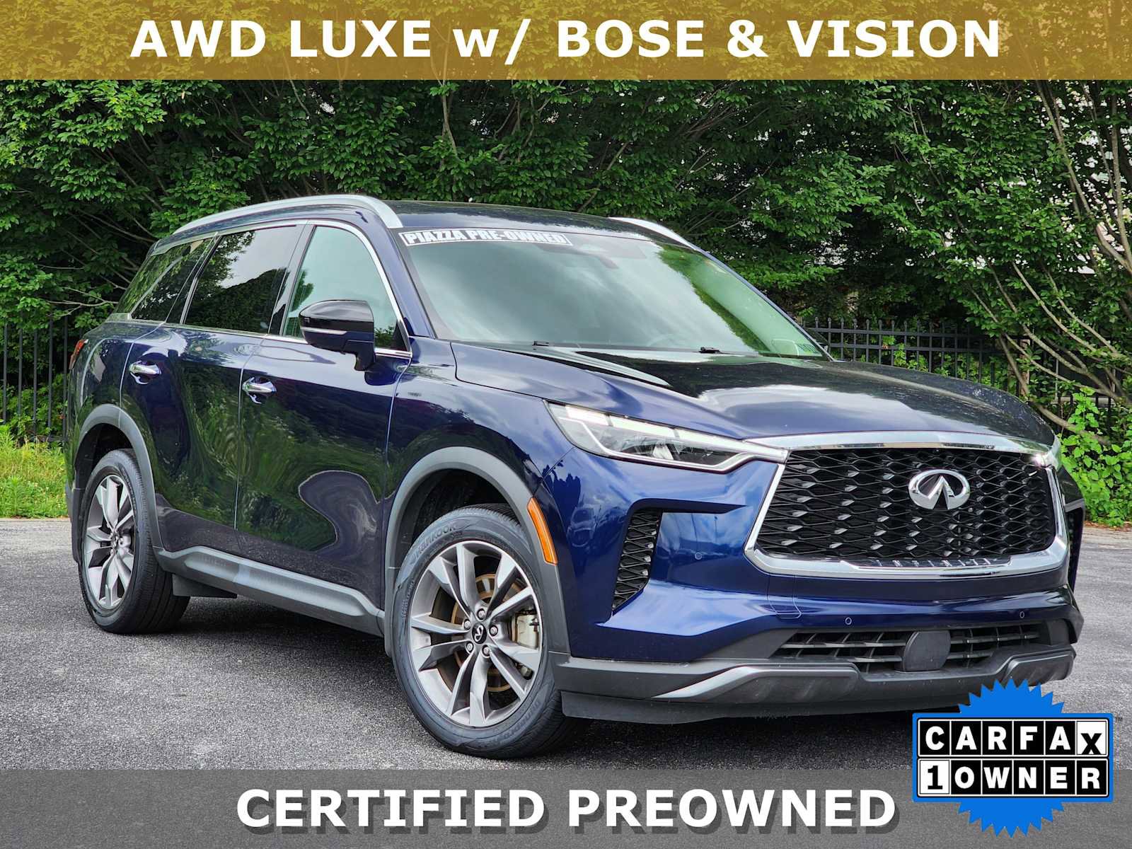 Certified 2022 INFINITI QX60 Luxe w/ Vision Package