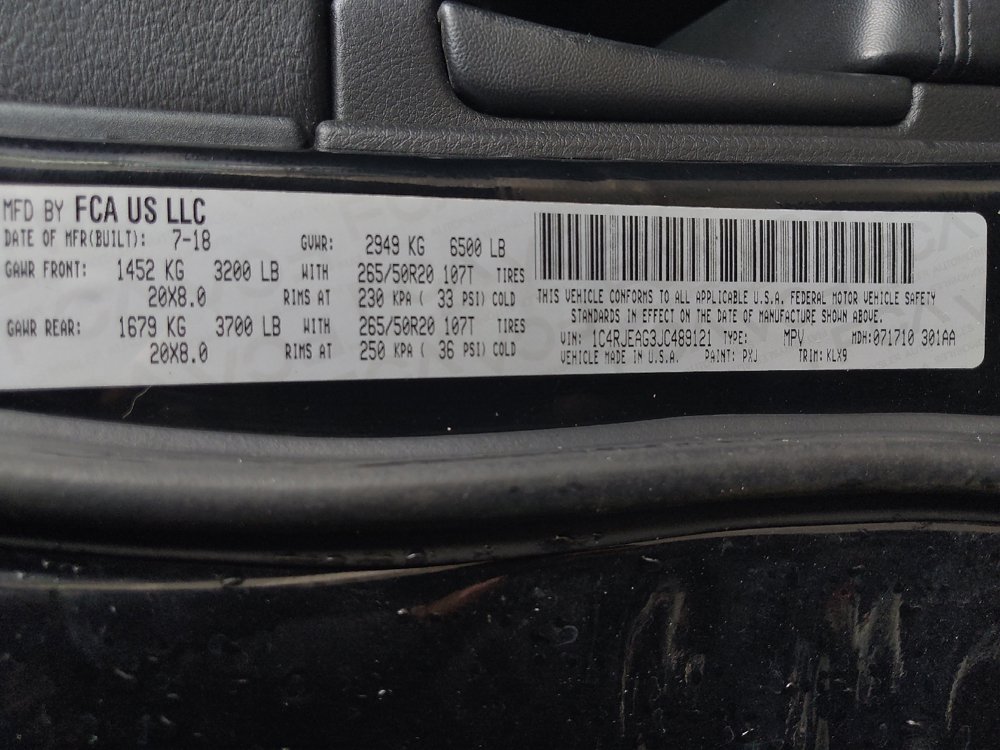Used 2018 Jeep Grand Cherokee Altitude RWD image 33