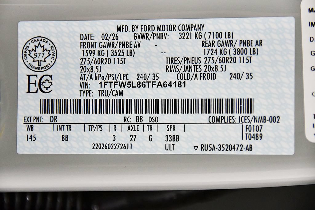 Used 2026 Ford F150 Lariat AWD/4WD image 14